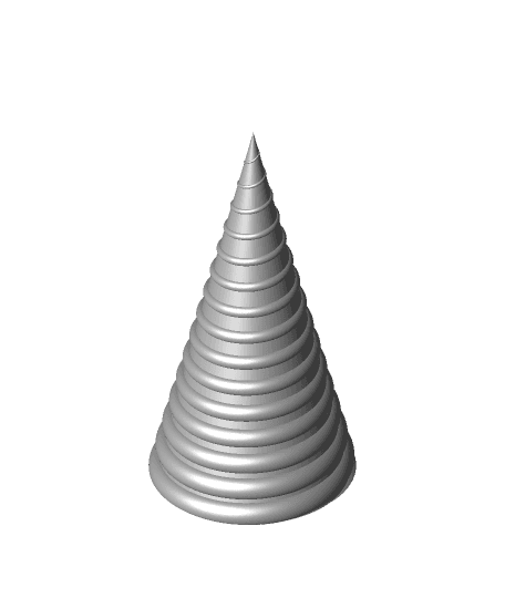 Cone Trees 3d model