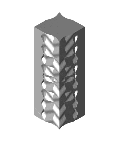 Geode_Square_Vase 3d model