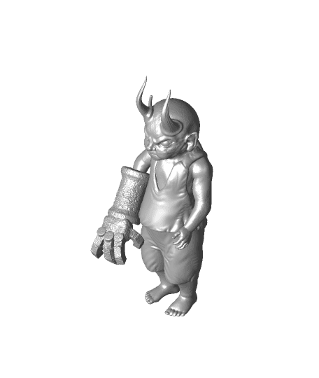 Young HellBoy by thecreatorx3d full viewable 3d model