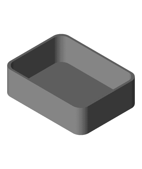 Snug Lid Fit Electronics Box 3d model