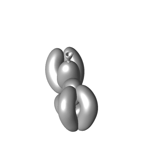 Balloon Doggy Yoga -Bridge Pose 3d model