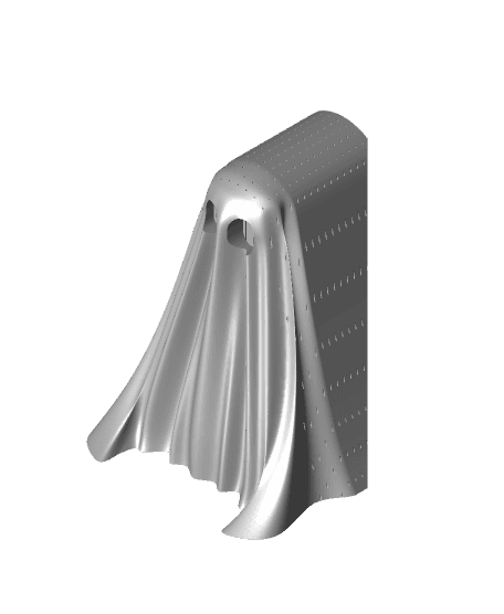 GHOST IN THE RAIN - TENSEGRITY - SHADOW BOX SPOOKY 3d model