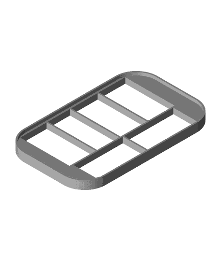 Two Later Watercolor tin Palette 3d model