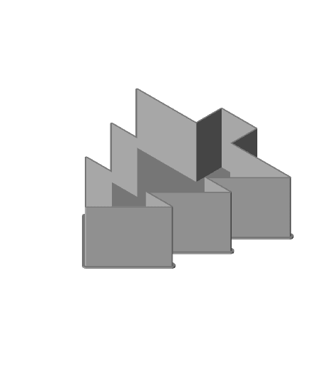 Christmas tree, nestable box (v1) by PPAC full viewable 3d model