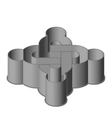 Ubuntu logo, nestable box (v1) by PPAC full viewable 3d model
