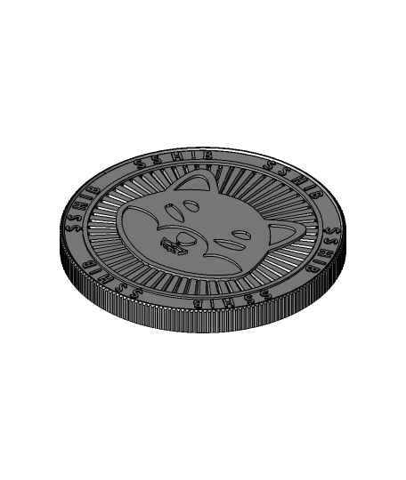 Shiba Inu Coin  3d model