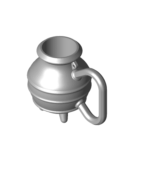 Butterscotch Bottle Cauldron 3d model