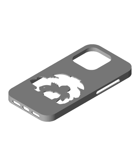 iphone 14 pro Bulbasaur evo case by yurokos full viewable 3d model