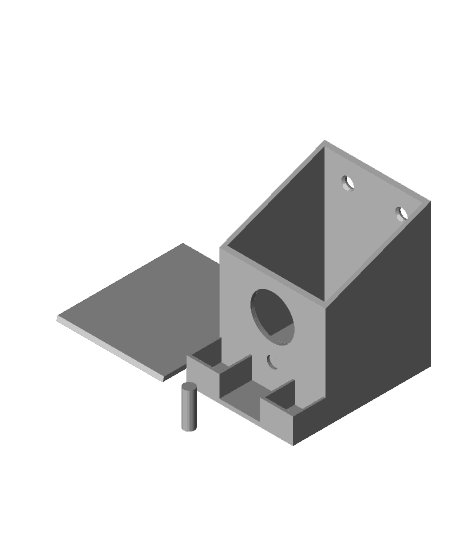 3D Designed Bird House. 3d model