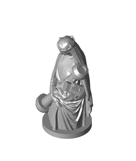 Saint Javelin Statue 3d model
