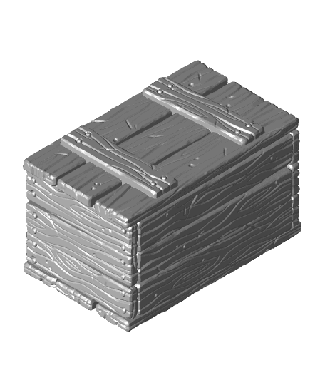 Old Crate 3d model
