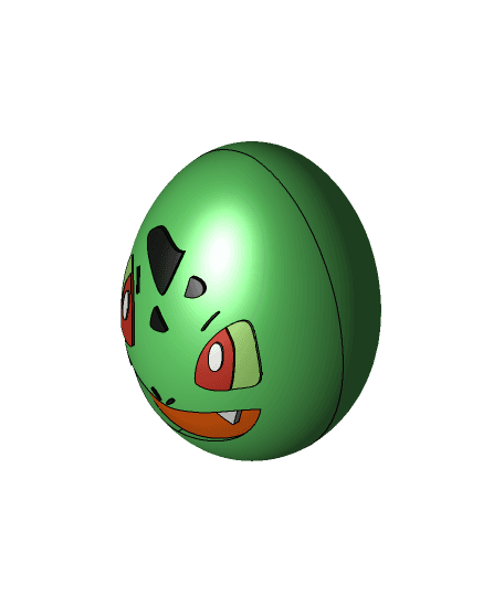 Bulbasaur Egg by pressprint full viewable 3d model