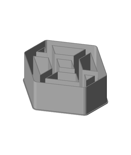 Block Edges, nestable box (v1) by PPAC full viewable 3d model