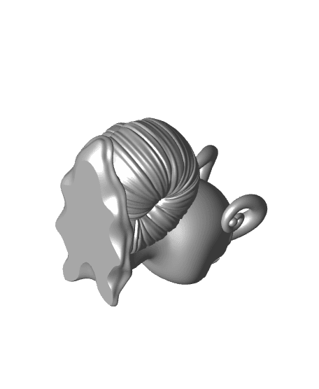 Spring Snail- (Little Big Head Series) 3d model