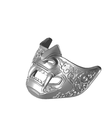 Oni Cloud Mask - "Folklore" (Sculptober Day 27) 3d model