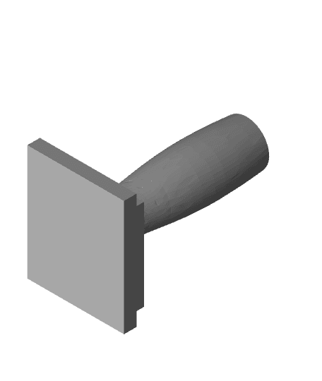 Stamp Holder With Supports 3d model