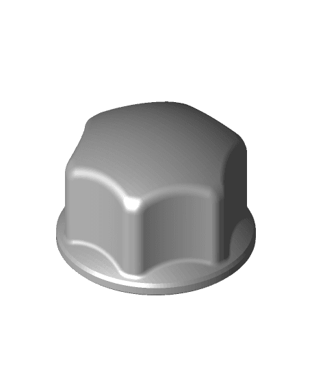A modified STL for the V0 display knob 3d model