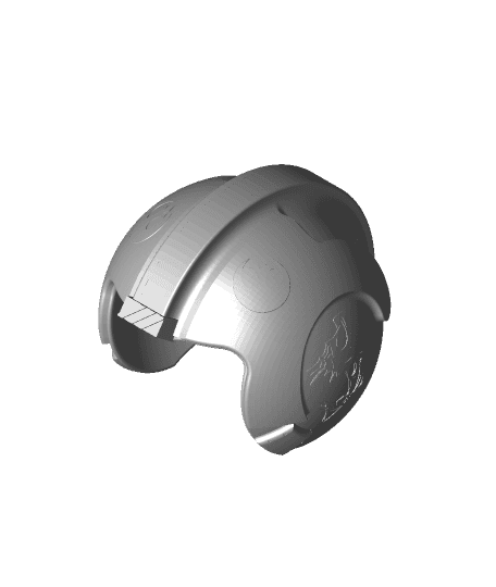 X Wing Helmet death division 3d model