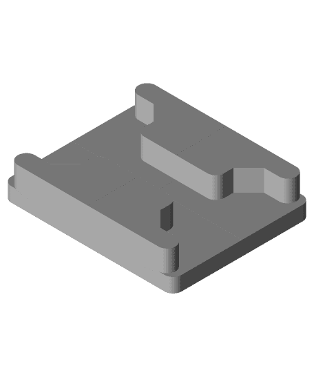 Hextraction Basic Clip for split boards by frankysan full viewable 3d model