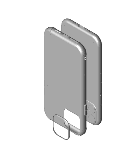 iPhone 11 Pro+Case 3d model