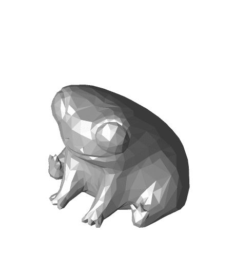 Low Poly Frog 3d model