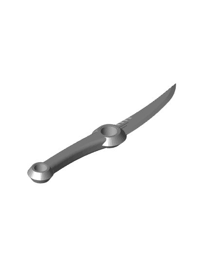 custom dagger 3d model