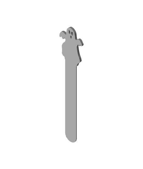 Ghost Bookmark by CL3D PRINTING full viewable 3d model