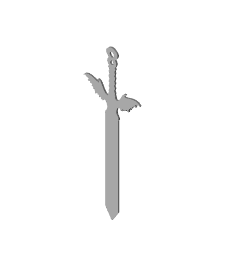 Sword Bookmark by CL3D PRINTING full viewable 3d model
