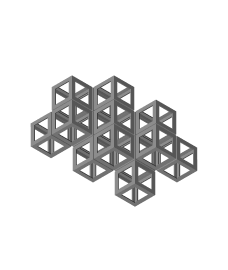 Rhombic dodecahedra 3d model