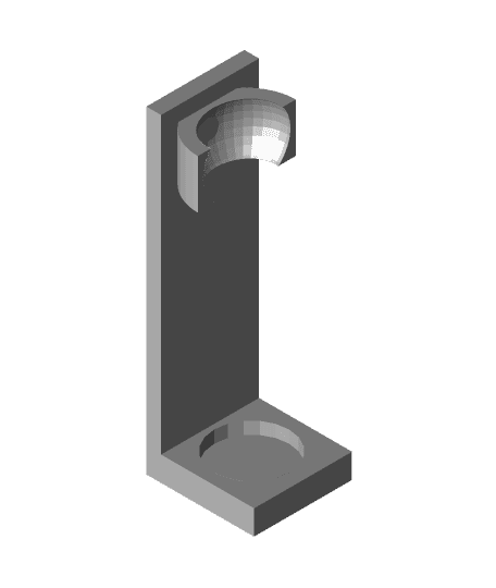 lightsaber wall mount  by cc_morris full viewable 3d model