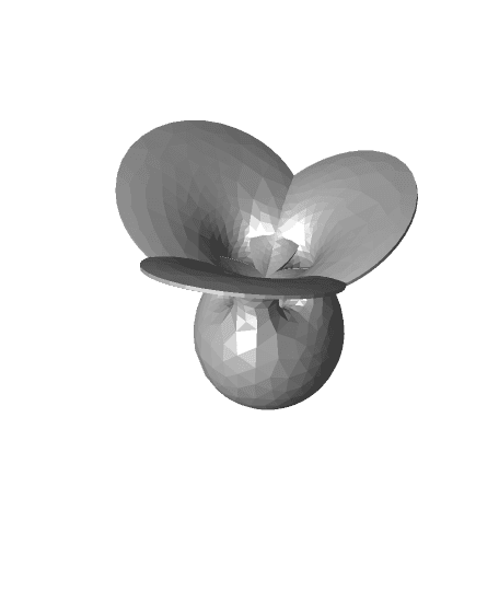 Flowering Vase - Minimal Surface #1 3d model
