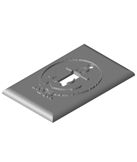 Anchor Light Switch Cover 3d model