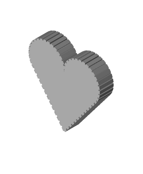  Chocolate Heart Box with Mini Hearts 3d model