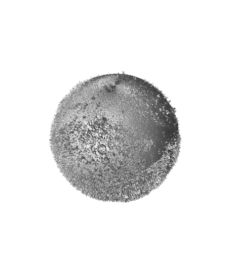 Mars Lithophane 75mm/7,5cm Diameter 3d model