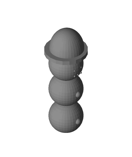 Snowman by Easy Cheese Guy full viewable 3d model