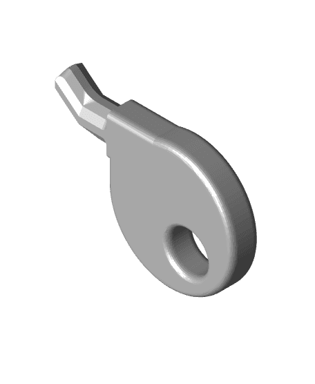 Multiboard Keychain Hook 3d model
