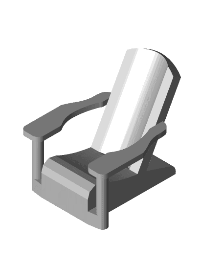 Canadian Adirondack Chair 3d model