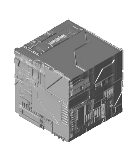 Sci-Fi_Cube 3d model