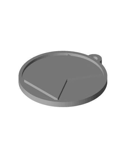 Black Widow Keychain by frikarte3D full viewable 3d model