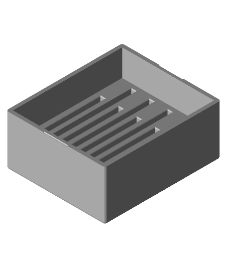 SD Card Storage Box 3d model
