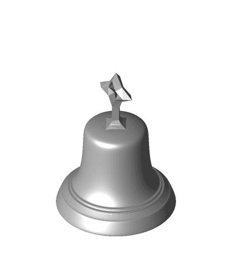 Christmas Bell Ornaments by dazus k full viewable 3d model