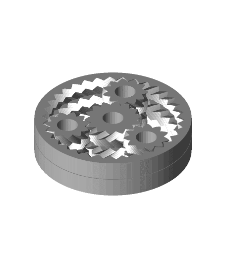Compound Planetary Gears 1300:1 3d model