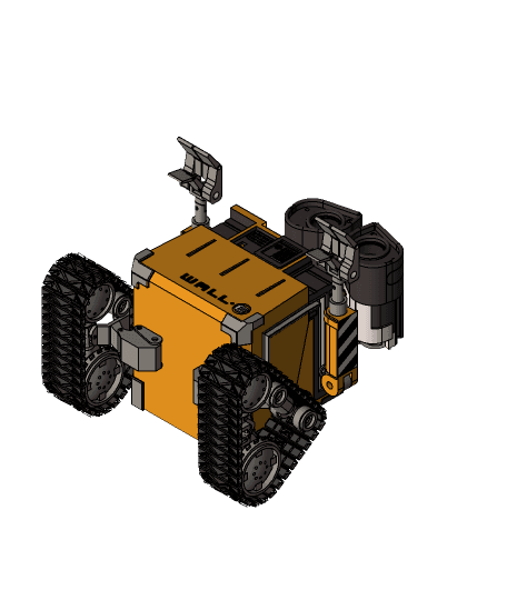 WALL-E  by HaktanYagmur full viewable 3d model