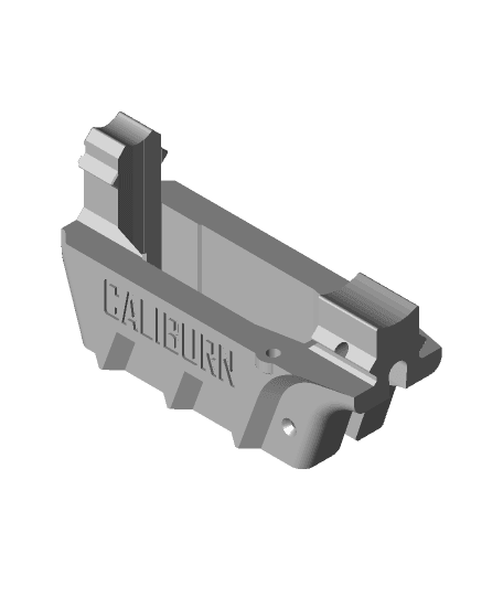 Caliburn - Mag-Fed Pump-Action Nerf Blaster by ZackFreedman full viewable 3d model