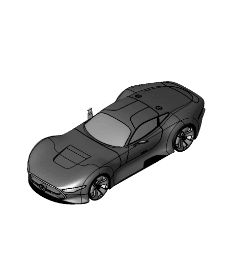 Mercedes-Benz Vision GT.step 3d model