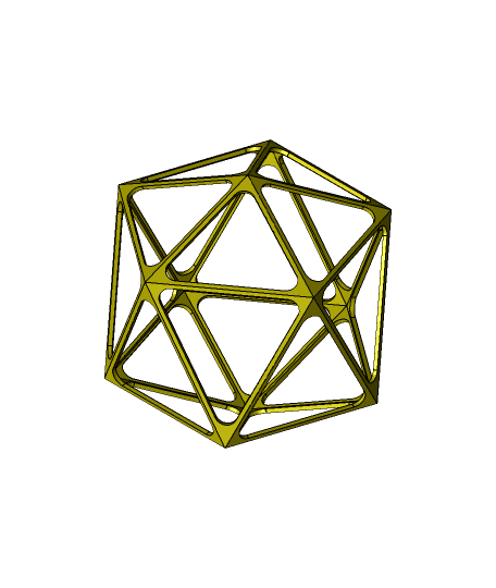 icosahedron.stp 3d model