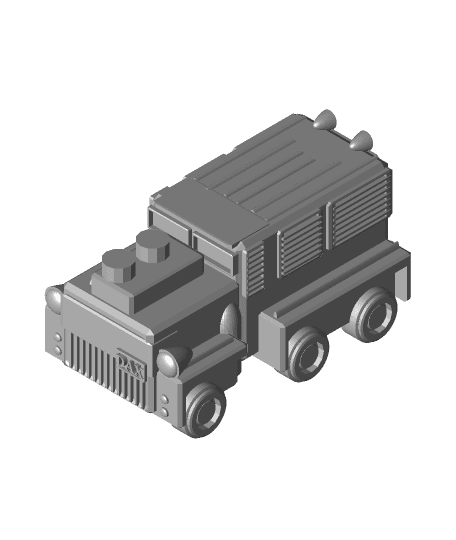 FHW: Rail Cult Engine v1.1 (BoD) 3d model