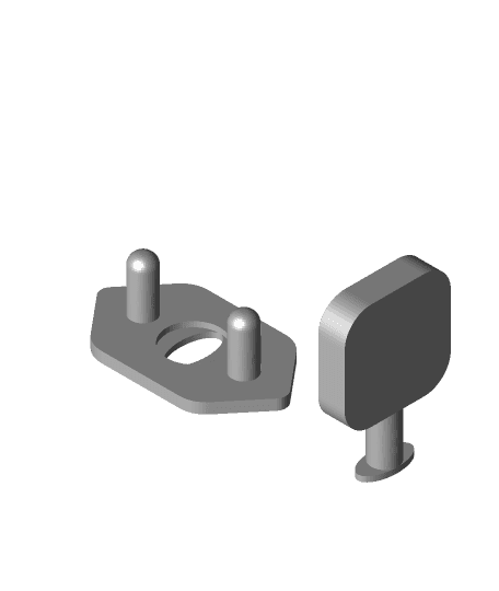 SEV 1011 (Type J) Safety Plug by Captain Konzept full viewable 3d model