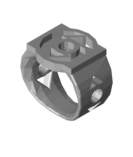 Indigo Lantern Ring (1).stl 3d model