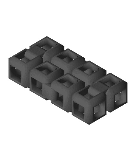 Holey Cube 20mm.3mf by idlebear full viewable 3d model